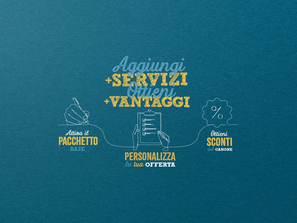 Più prodotti, più canali, più servizi = Meno canone